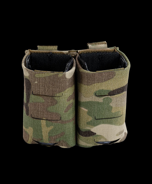 double PISTOL MAG POUCH - tank track