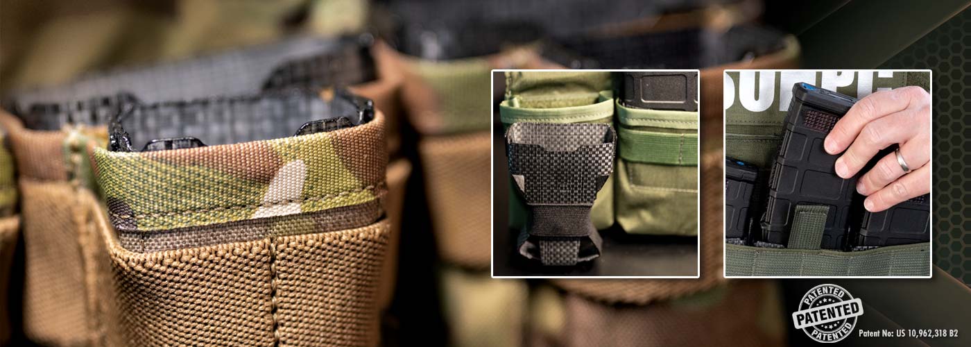 mag retention system pouches