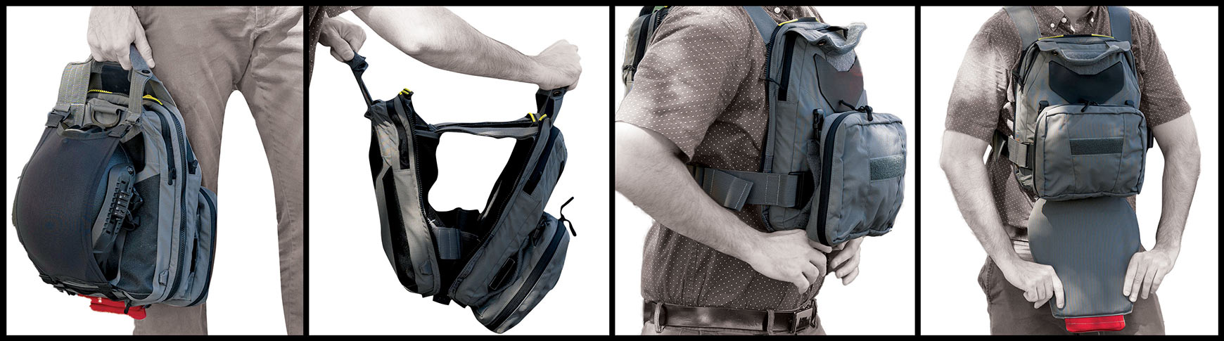 pack rack back pack the turns into a plate carrier. Ballistic backpack.