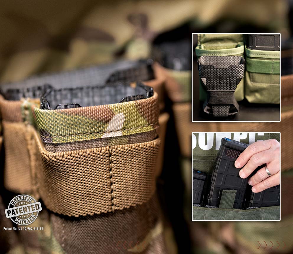 mag retention system pouches