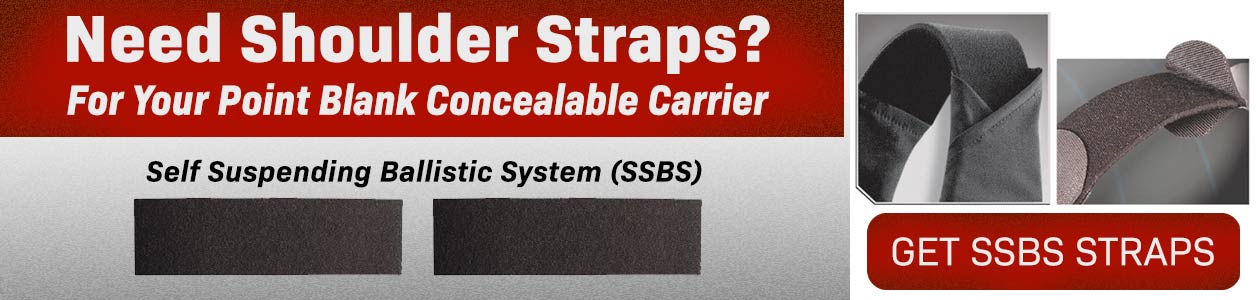 click here to get shoulder straps for point blank concealable carriers that use the self suspending ballistic system ssbs